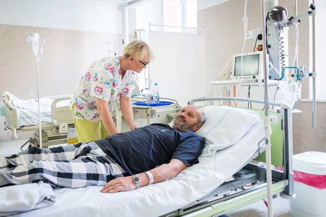 20.09.2017 bydgoszcz szpital jurasza klinika neurologii oddzaial dla pacejntow po udarze. fot: tomasz czachorowski/polska press