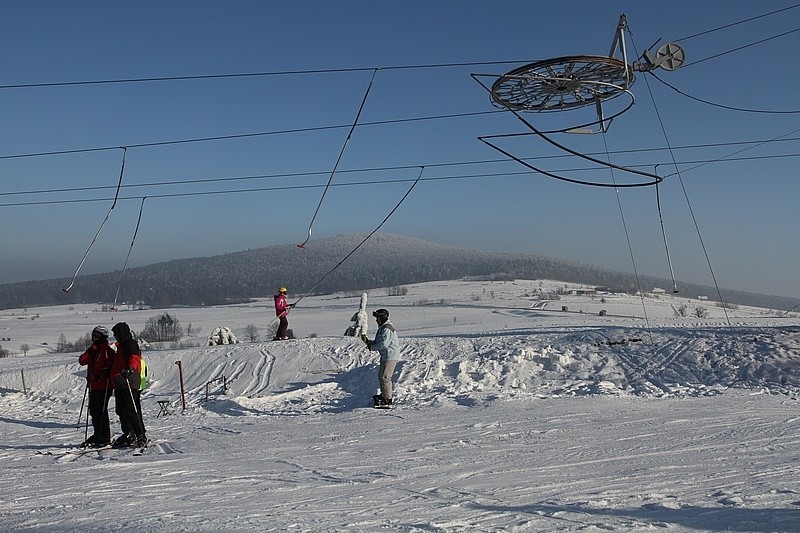 Na stoku narciarskim "Sabat" w Krajnie