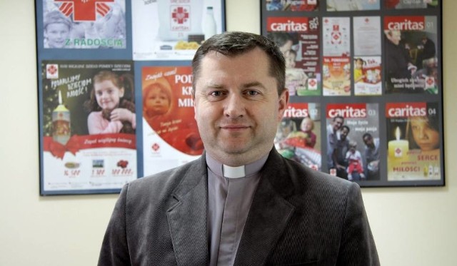 Ksiądz Wiesław Kosicki, dyrektor Caritas Archidiecezji Lubelskiej