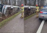 Fajsławice. Siedmiu poszkodowanych po wypadku ukraińskiego autobusu na DK17. Kierowca był trzeźwy