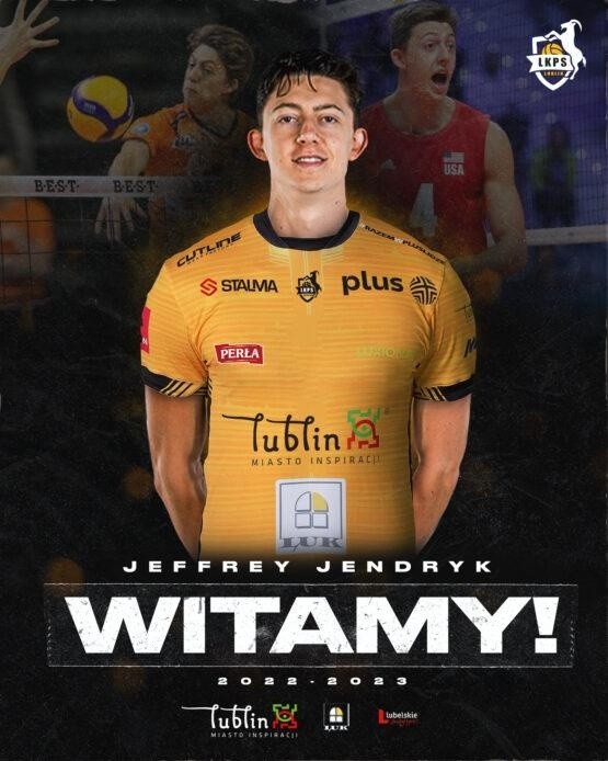 Amerykański środkowy Jeffrey Jendryk wmocnił ekipę siatkarzy LUK Lublin