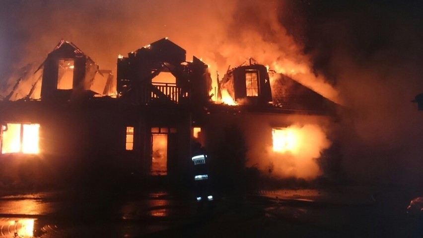 Pożar budynku ośrodka leczenia uzależnień w Poznaniu