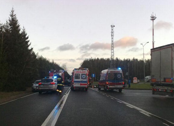 Wypadek na trasie Koszalin - Bobolice. Są ranni