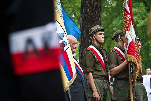 70 sekundami ciszy polskie media uczczą w godzinę „W” rocznicę powstania. Na zdjęciu: tak w zeszłym roku obchodzono rocznicę w Bydgoszczy