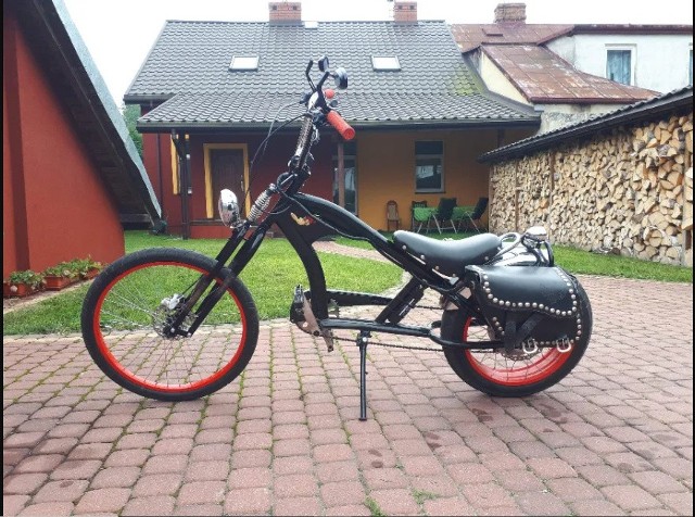 Rower elektryczny-chopper-unikalnyCena: 6 500 zł, do negocjacji