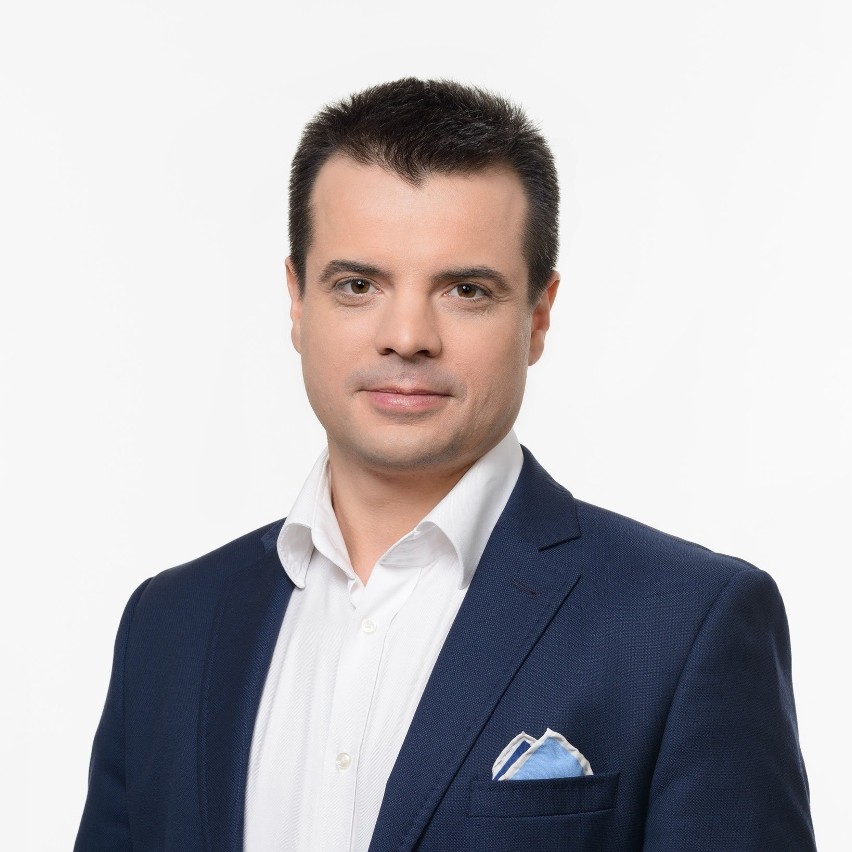 Paweł Kobyliński jest liderem  listy Koalicji Obywatelskiej...