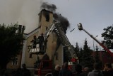 Pożar kościoła św. Józefa w Oławie (ZDJĘCIA)
