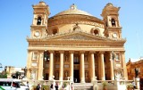 Malta. Panteon w wiosce Mosta