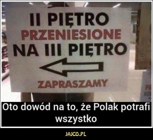 Polak potrafi... MEMY