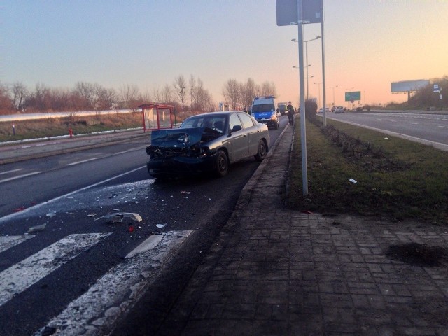 Na ulicy Południowej w Szczecinie zderzyły się dwa samochody.