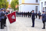 Olsztyn. Policjant Marek Cekała zginął na służbie. Odsłonięto tablicę pamiątkową. 14.09.2022 r.