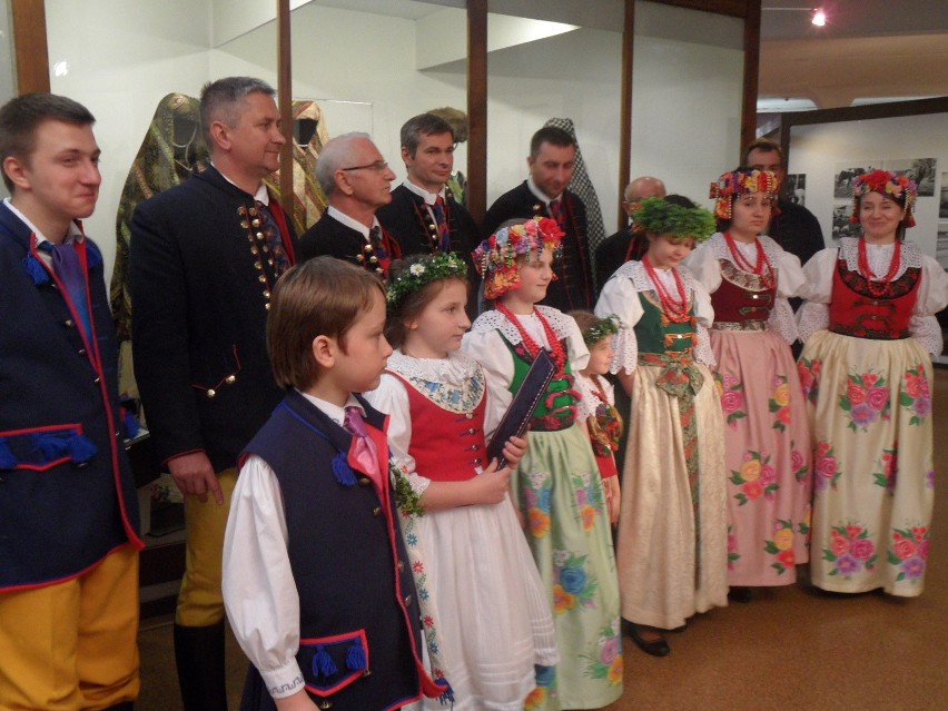 Prezydent Bronisław Komorowski w Muzeum Górnośląskim w...