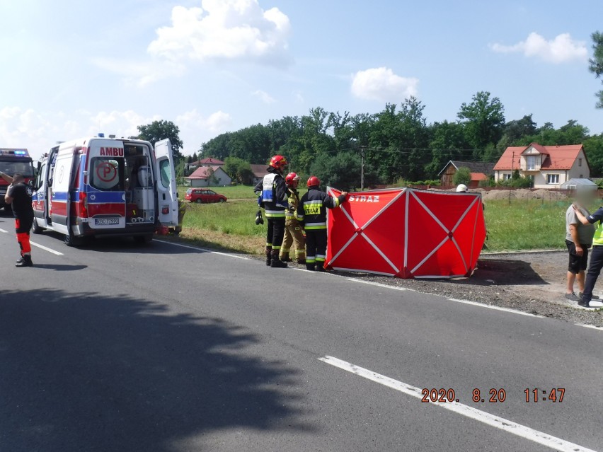 Baczków. Tragedia na drodze wojewódzkiej 965. Nie żyje 19-letni motocyklista [ZDJĘCIA]