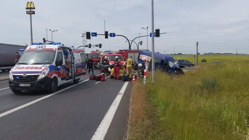 Na obwodnicy Nakła doszło do poważnego wypadku.