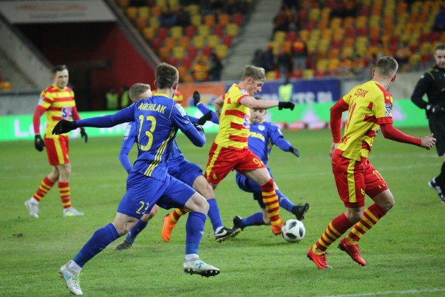 17.03.2018 bialystok jagiellonia - arka gdynia   fot. anatol chomicz / gazeta wspolczesna /  kurier poranny / polska press