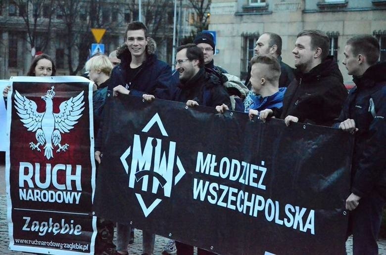 Demonstracja narodowców 25 listopada 2017 roku w Katowicach