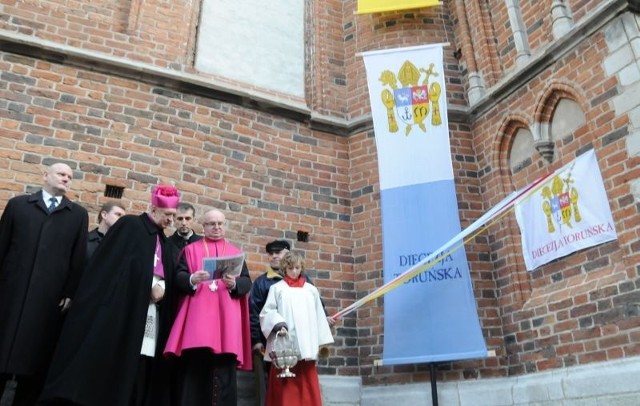 Toruń wspiera rokrocznie odnowę świątyń. Na zdjęciu: zakończenie prac w katedrze Janów.