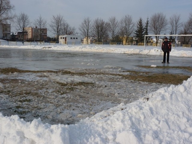 Lodowisko ma być zlokalizowane w innym miejscu stadionu przy ul. Południowej