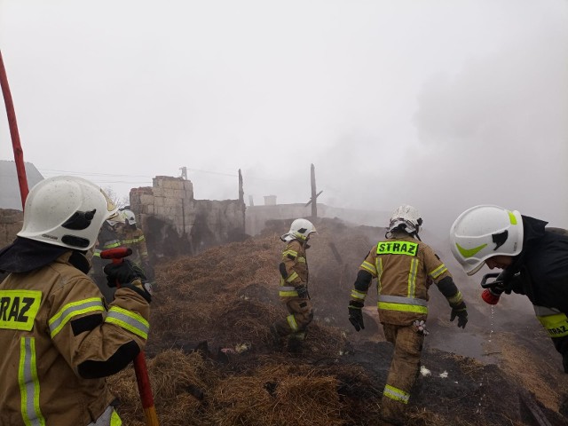 Pożar w miejscowości Zarośle w Gminie Rogóźno wybuchł we wczesnych godzinach porannych w sobotę, 11 grudnia. Z ogniem walczyło 9 zastępów strażaków. Akcja trwała kilka godzin