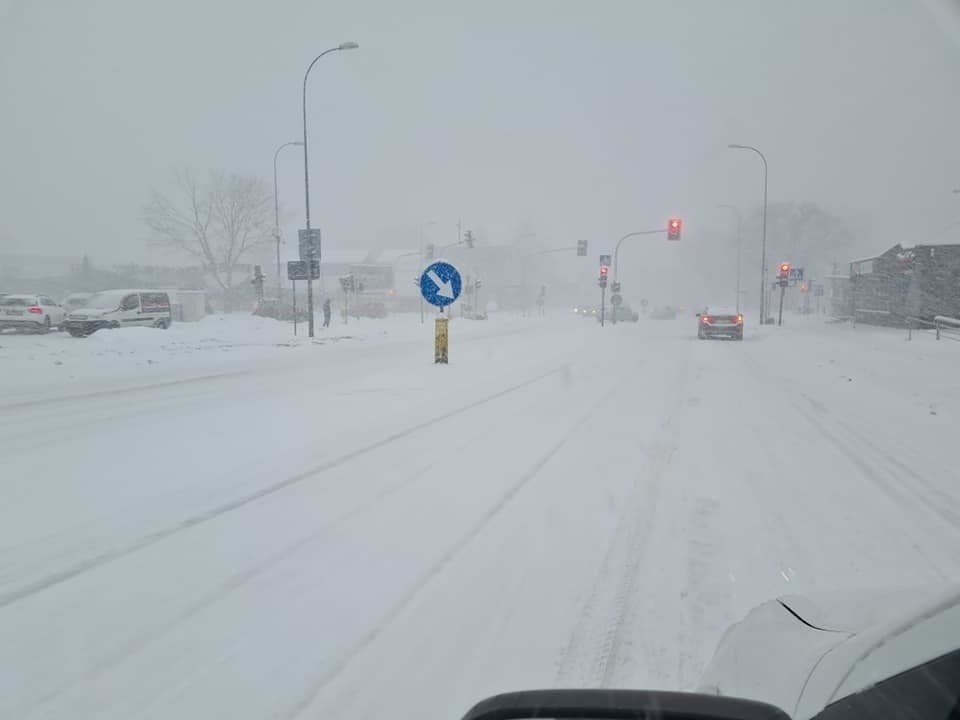 Atak zimy 16-17.01.2021 - Białystok