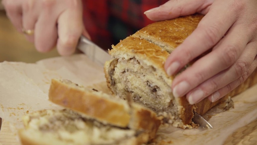 Kulebiak z kaszą i grzybami – oto przepis na smaczne Święta według Justyny Osieckiej- Sułek