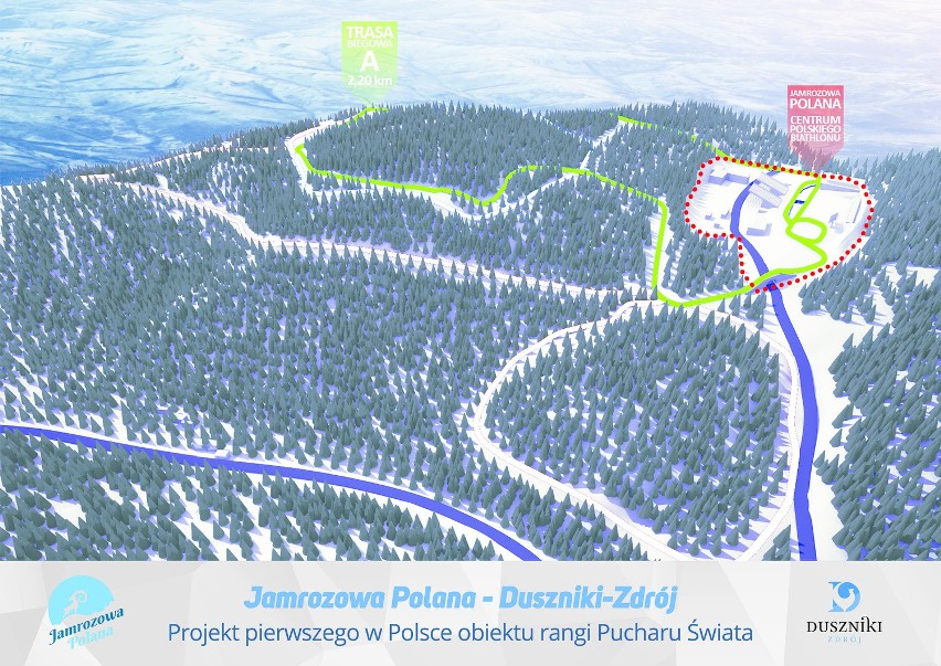 Kto będzie stolicą polskiego biathlonu - Duszniki czy Jakuszyce? [WIZUALIZACJE]