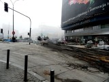 Przebudowa centrum Katowic: zamiast likwidować Skośną, zerwali asfalt z Mickiewicza