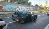 Poznań: Pijany kierowca wjechał w dwa inne samochody. Pochodzi z Ukrainy. W wypadku ranne zostało dziecko [ZDJĘCIA]