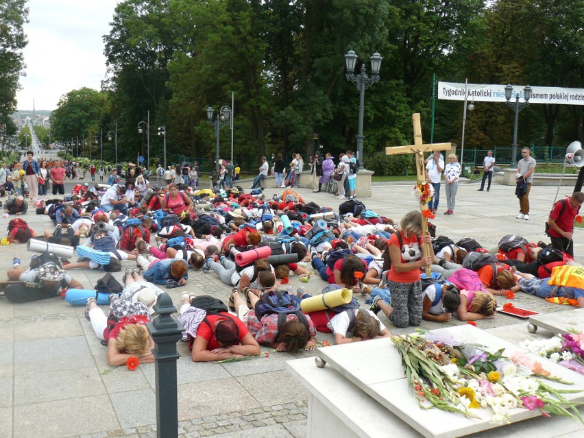 Opolska pielgrzymka na Jasnej Górze.