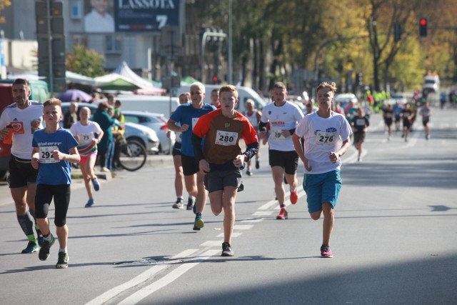 12.10.2019, Kraków: fragment XXIV Biegu Memoriałowego im. Bogdana Włosika