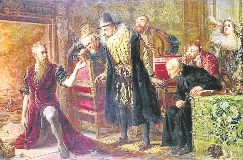 Jan Matejko, Zygmunt III u alchemika Sędziwoja. Podczas...