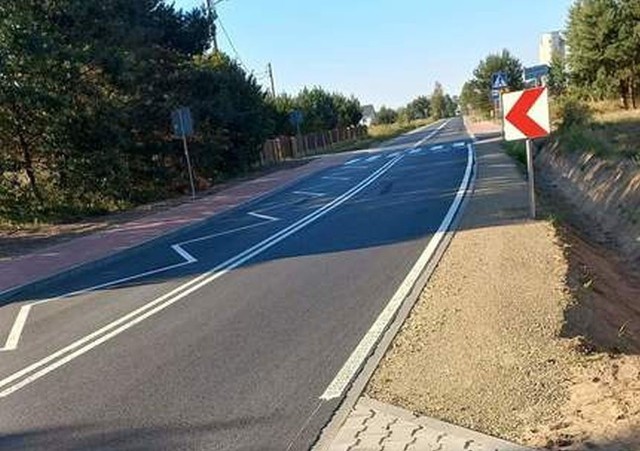 Zakończono przebudowę drogi powiatowej w gminie Mirów.