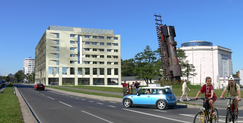 Obok bunkra przy pl. Strzegomskim powstaje hotel