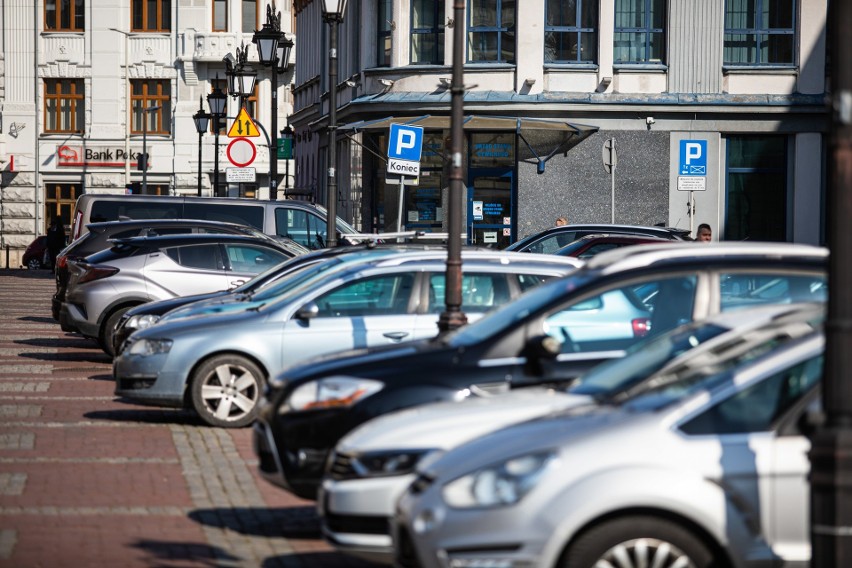 Aktualnie w strefie płatnego parkowania w Bielsku-Białej...