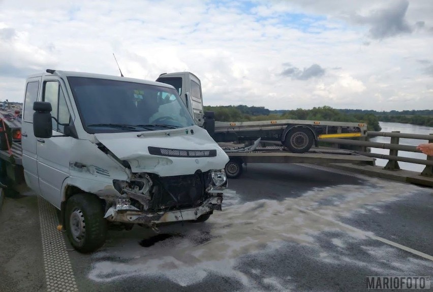 Zderzenie na autostradzie A4.