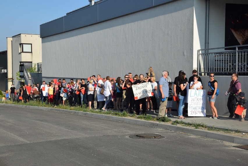 Mieszkańcy Skawiny wiele razy protestowali przeciwko...