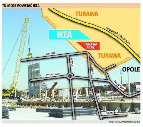 Pojawiła się szansa, że Ikea zainwestuje pomiędzy Turawą, a Opolem. (fot. nto)