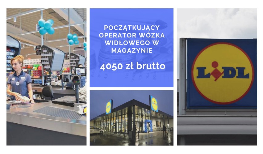 Rozpoczynający pracę w Lidlu pracownik magazynu, który...