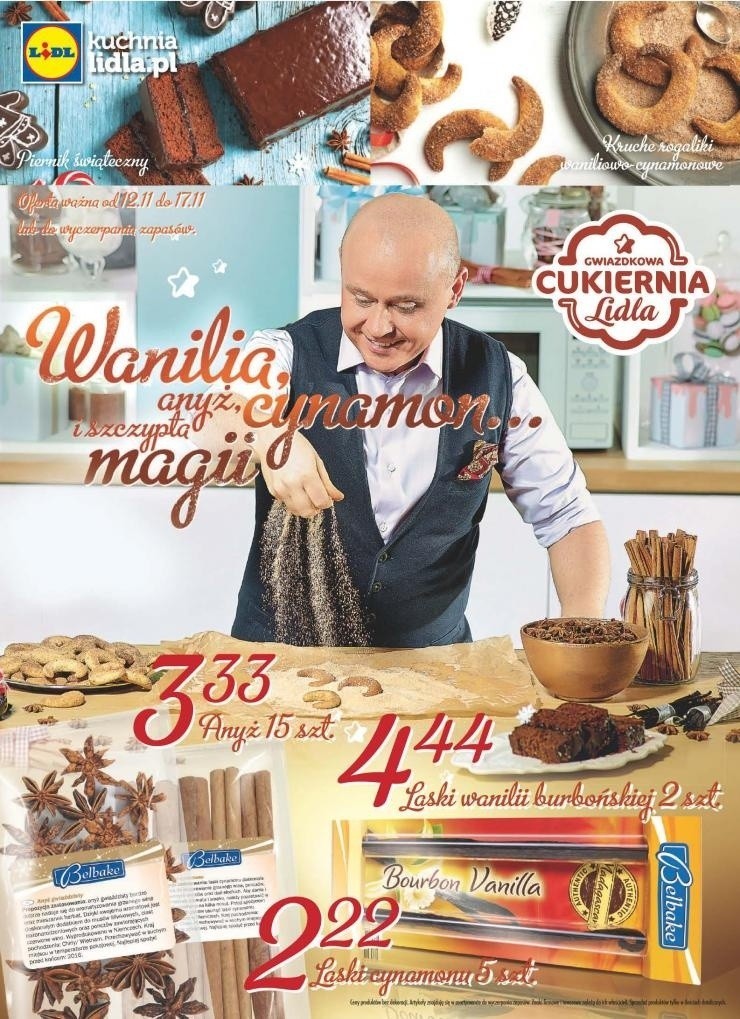 Gazetka Lidla 12-17.11 "Gwiazdkowa Cukiernia Lidla" [LIDL GAZETKA]