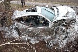 Ostrożany - Perlejewo: Wypadek śmiertelny. Zginął 30-letni kierowca (zdjęcia)