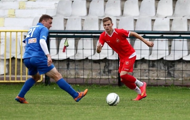 W akcji pomocnik widzewiaków Bartłomiej Kasprzak