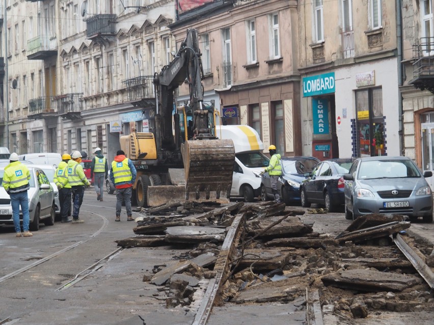 Legionów zamknięta, nie ma przejazdu Gdańską do Manufaktury