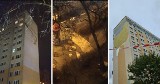 Toruń. Ostatnie wichury znów zniszczyły elewacje wieżowców na Rubinkowie