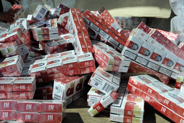 Wartość papierosów oszacowano na 26 tysięcy złotych.