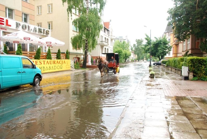 Słowackiego pod wodą