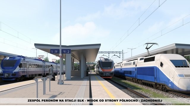 Ełk. Stacja kolejowa zmieni się nie do poznania: nowe perony i nowe przejście podziemne