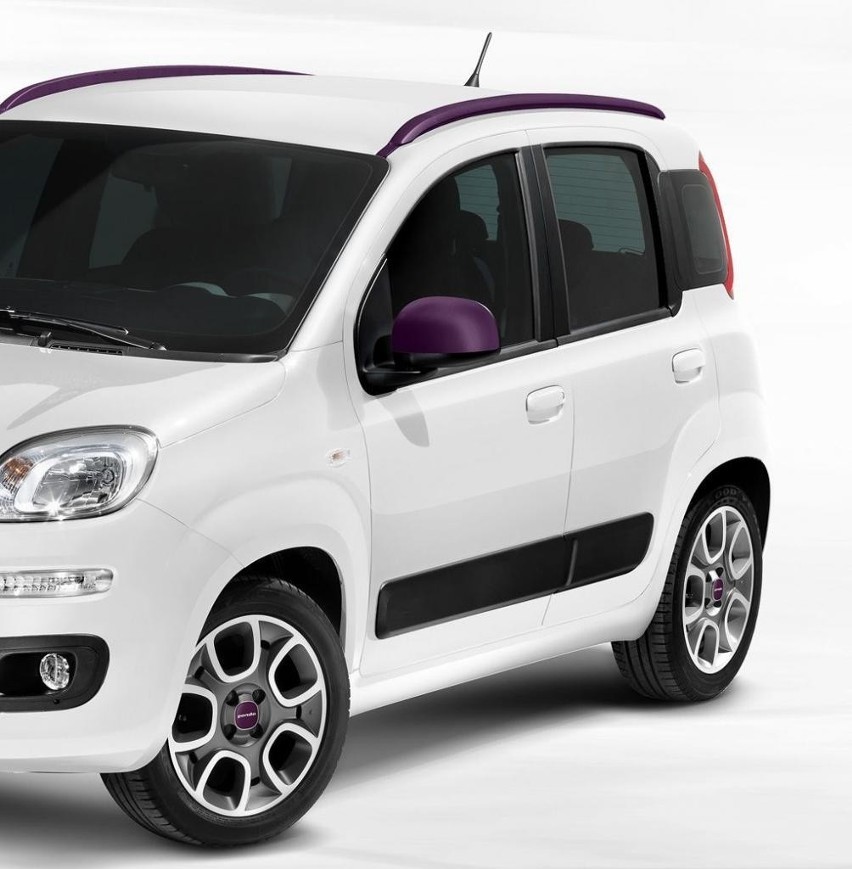 Fiat Panda: kołpaki piast kół, kolor fioletowy matowany,...