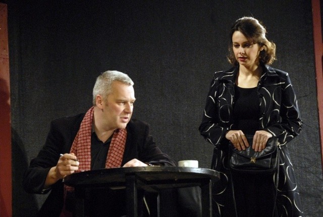 Zbigniew Stryj i Renata Dancewicz w scenie z "Tutam&#8221;.