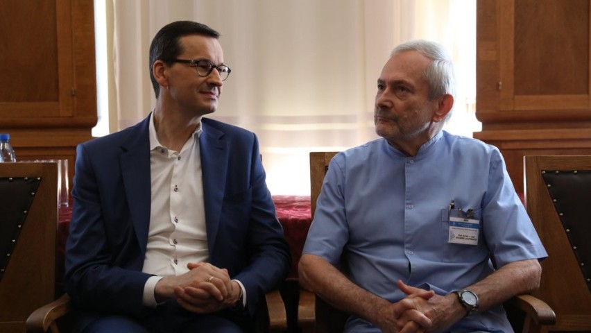 Kraków. Premier Mateusz Morawiecki z wizytą u sześcioraczków [ZDJĘCIA]