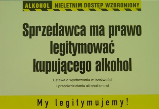 Odpowiedzialna sprzedaż napojów alkoholowych.